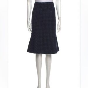 Tory Burch Tweed Pattern Knee Length Skirt Size 0